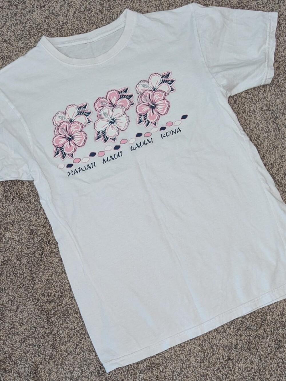 Hawaiian Pink Hibiscus Tee From Hawaii